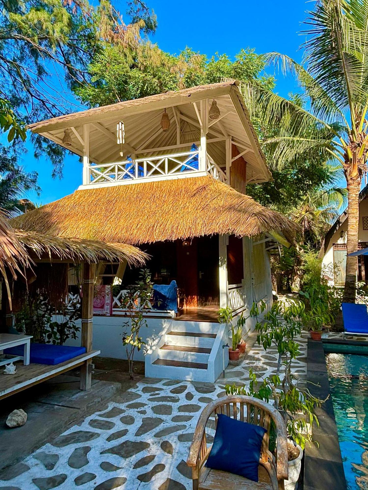 Alibaba Bungalows Gili Air Exterior foto