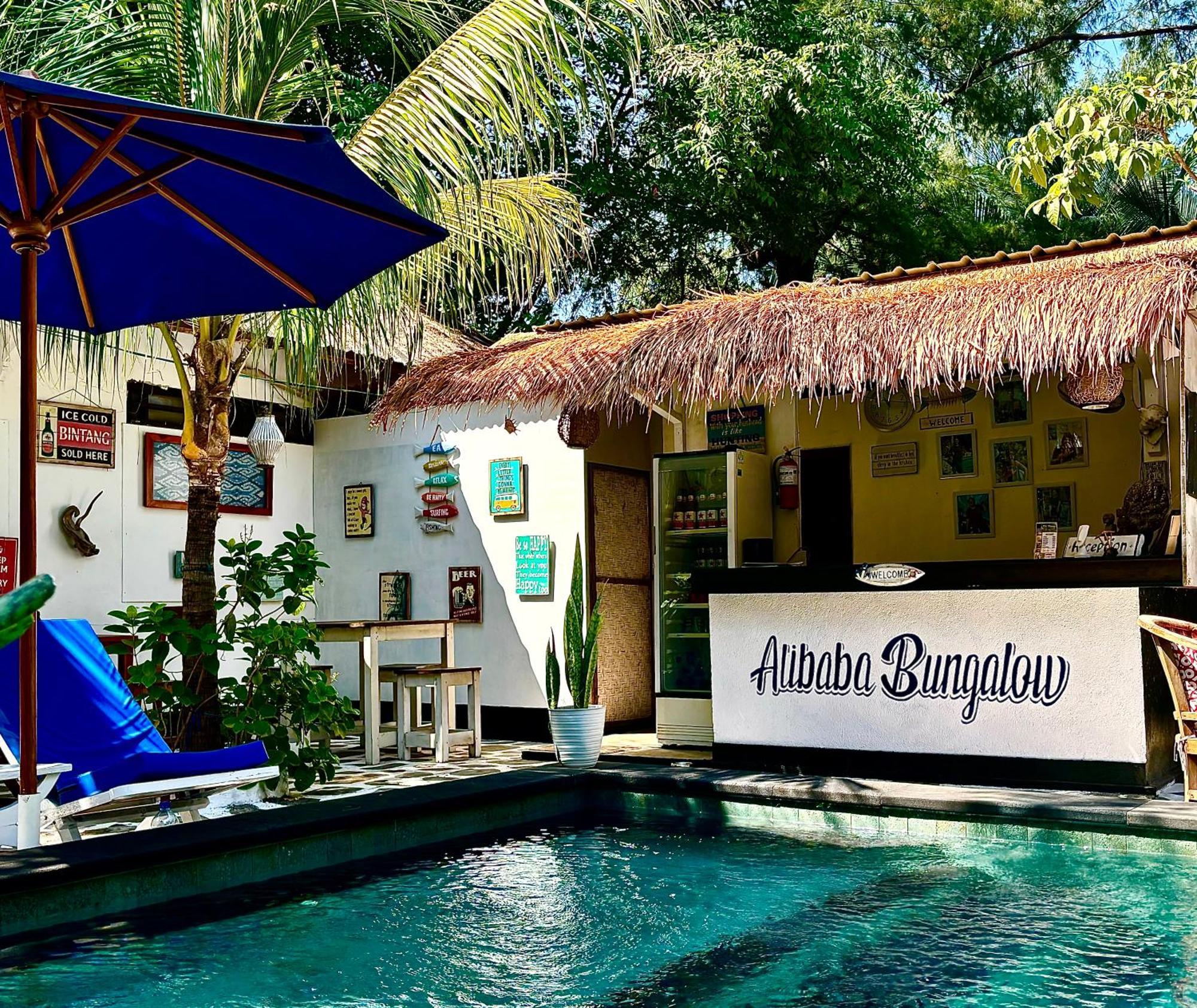 Alibaba Bungalows Gili Air Exterior foto