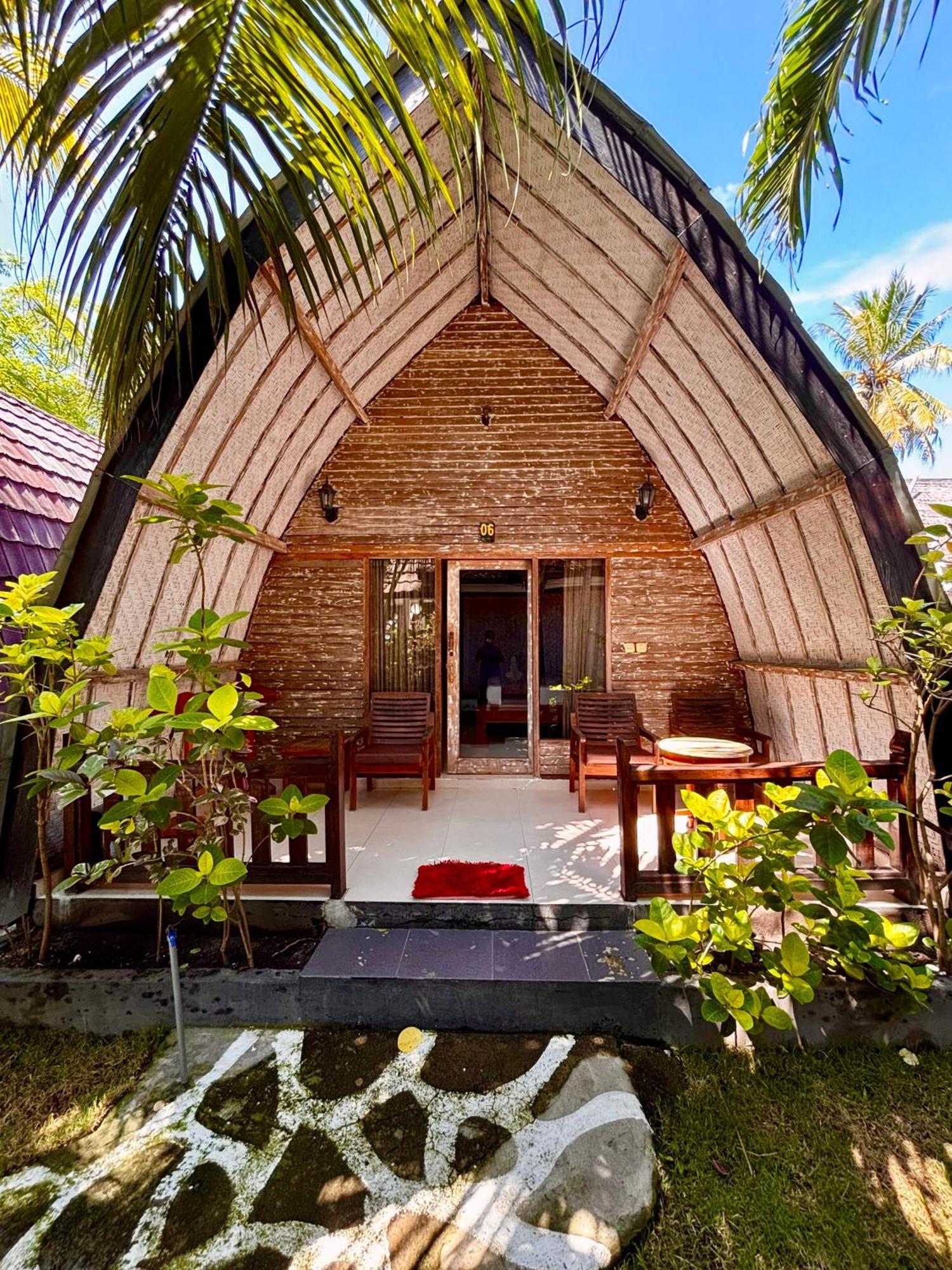 Alibaba Bungalows Gili Air Exterior foto